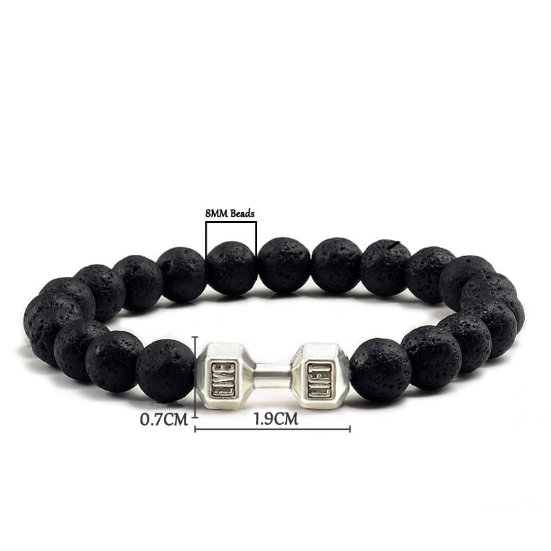 Vulkanische Dumbbell Armband