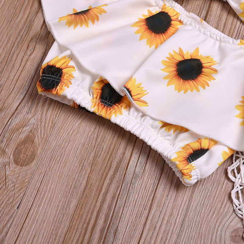 Sunflower outfit for children 