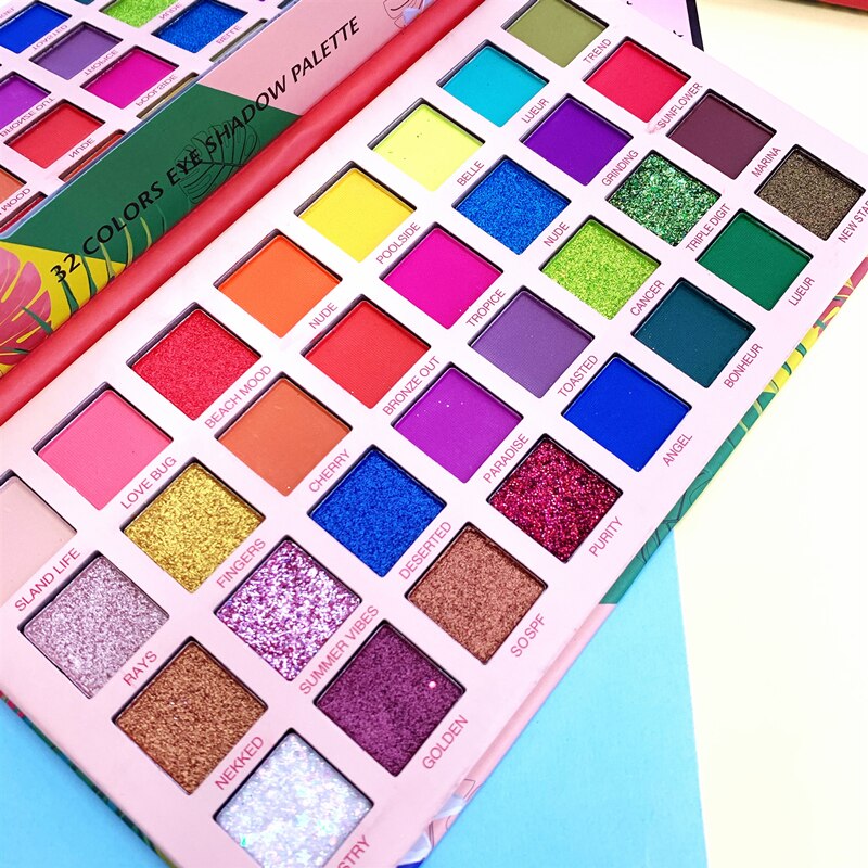 48 kleuren oogschaduw pallet