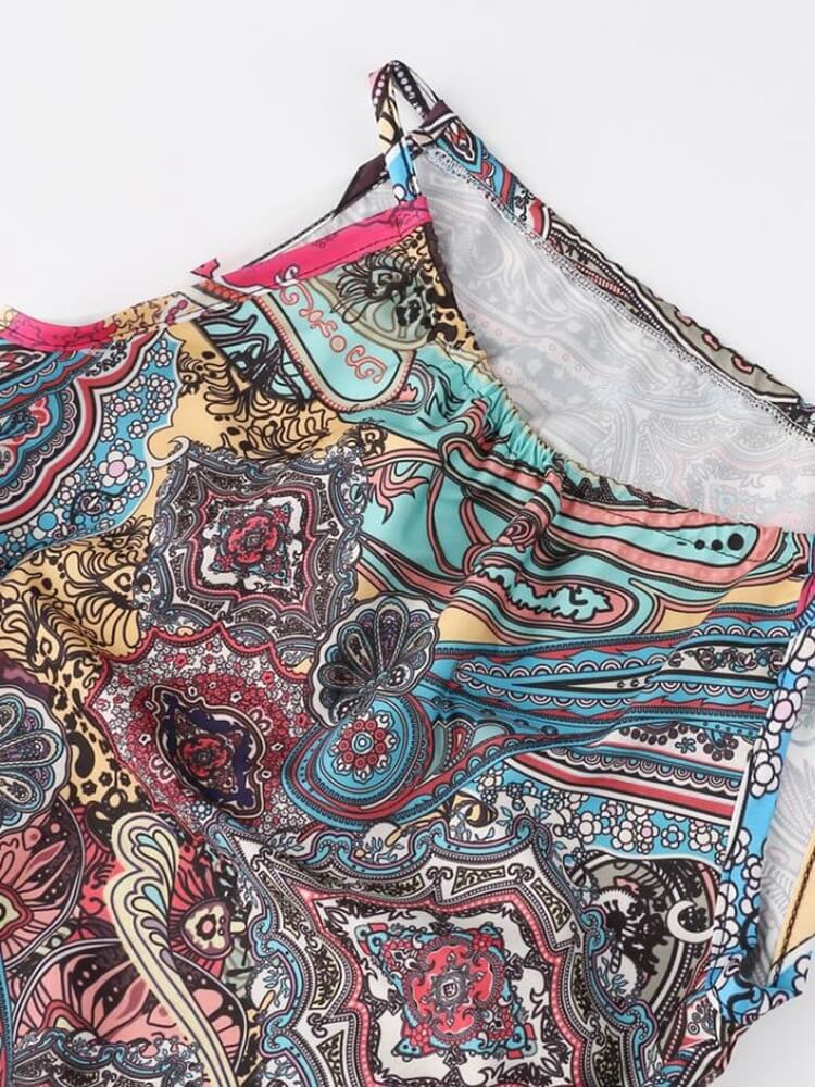 Bloemen Halter Jurk