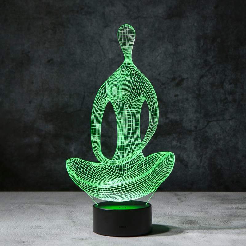 Yoga 3D Illusion Lamp