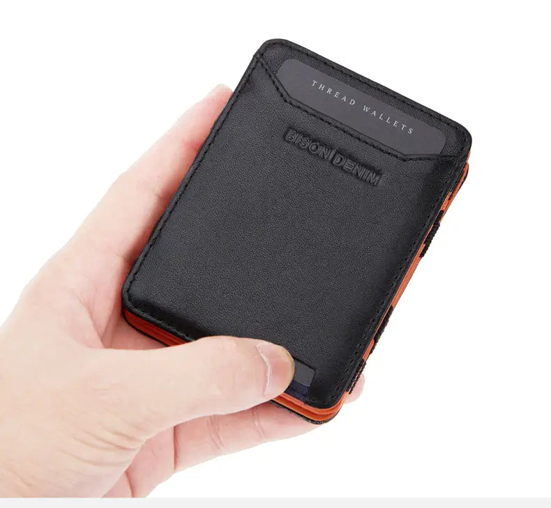 Trifold Leather RFID Blocking Men's Wallet 