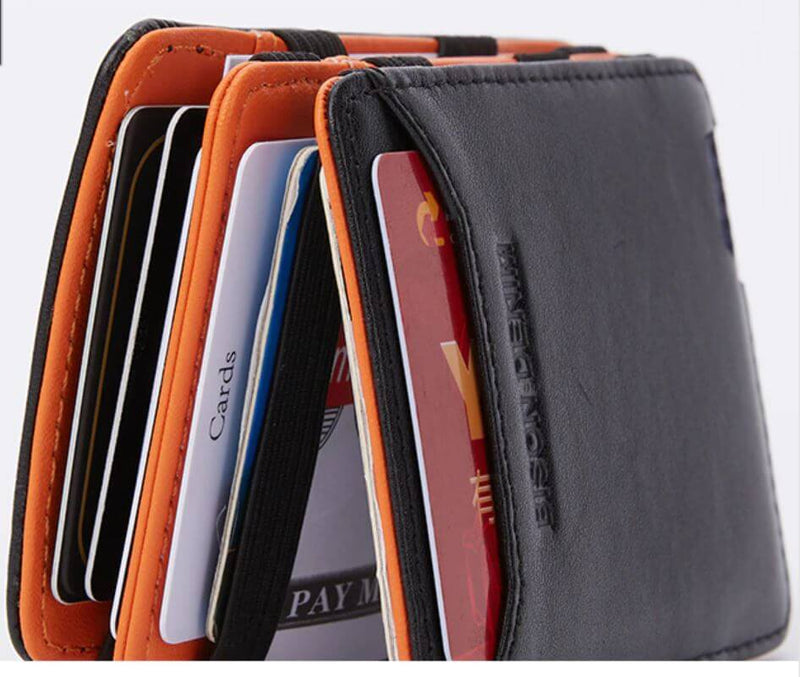 Trifold Leather RFID Blocking Men's Wallet 