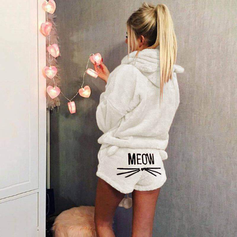Warme Meow Cat Pyjama Set