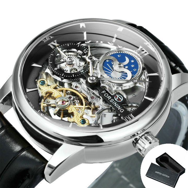 Forsining Heren Skelet Horloge