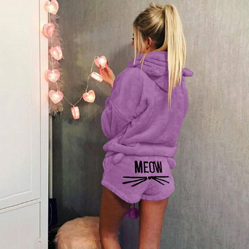 Warme Meow Cat Pyjama Set