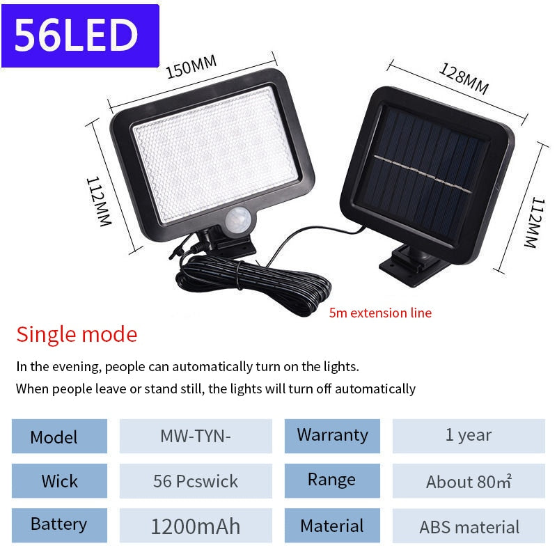Waterproof Solar Flood Outdoor Light 