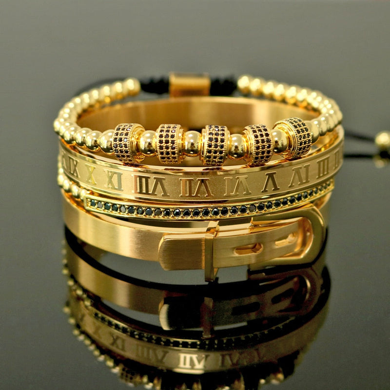 Titanium Bracelet Set