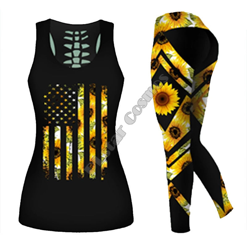 Legging en holle tank top set