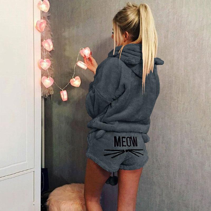 Warme Meow Cat Pyjama Set