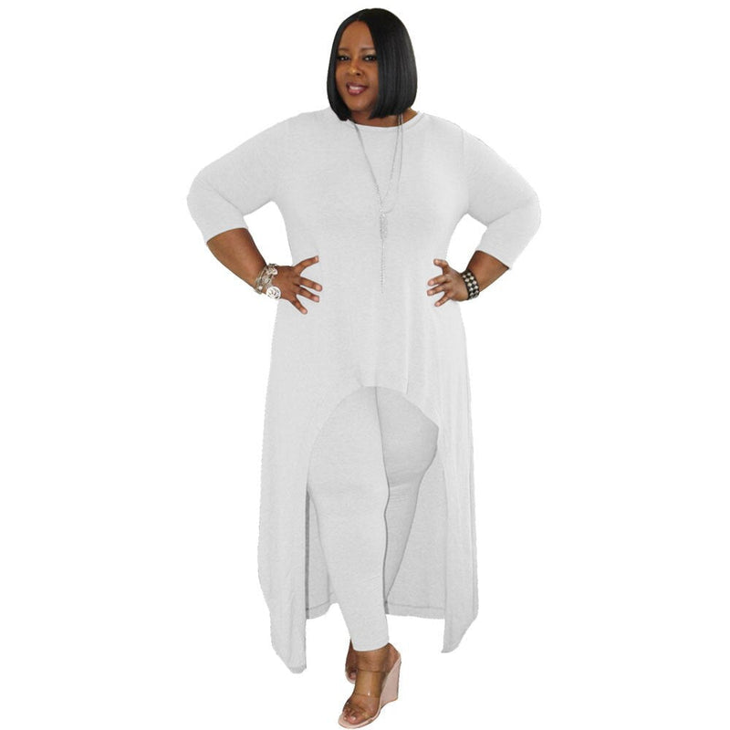 Plus Size Casual Streetwear Set