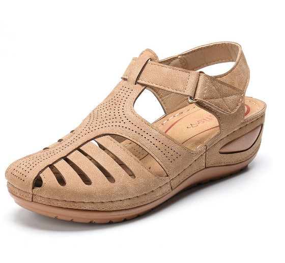 Lederen Retro Orthopedische Sandalen