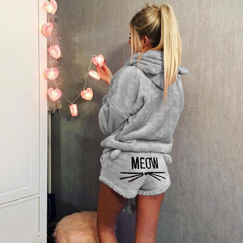 Warme Meow Cat Pyjama Set
