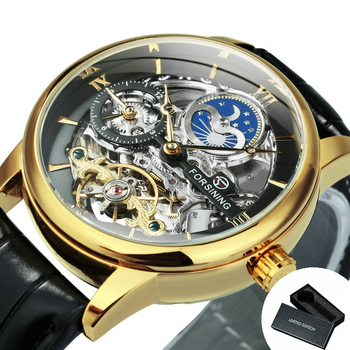 Forsining Heren Skelet Horloge