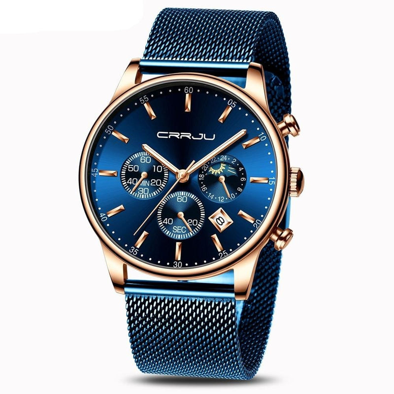Chronograaf Mesh Belt Herenhorloge