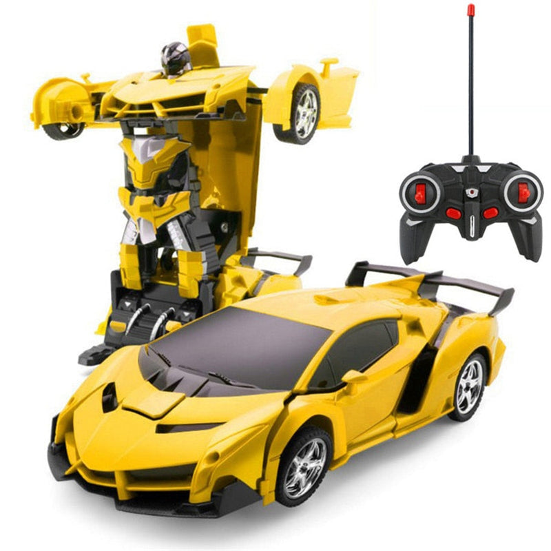 RC Transformer auto - Robot en auto in een!