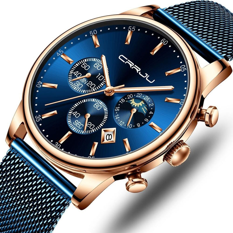 Chronograaf Mesh Belt Herenhorloge