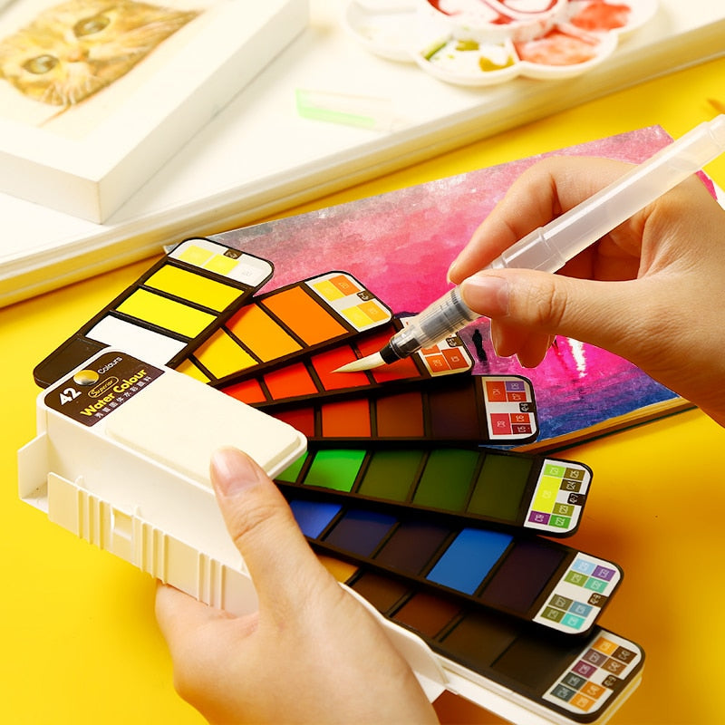 Aquarel Waterverf Schilderset