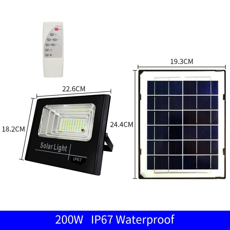 Waterproof Solar Flood Outdoor Light 