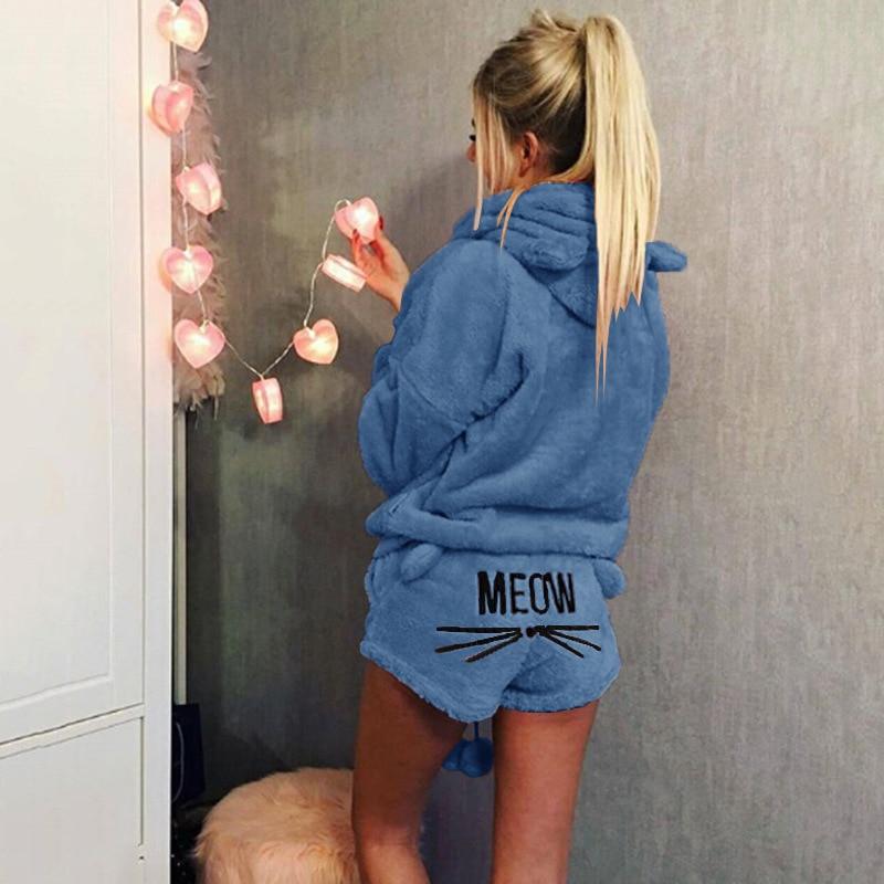 Warme Meow Cat Pyjama Set