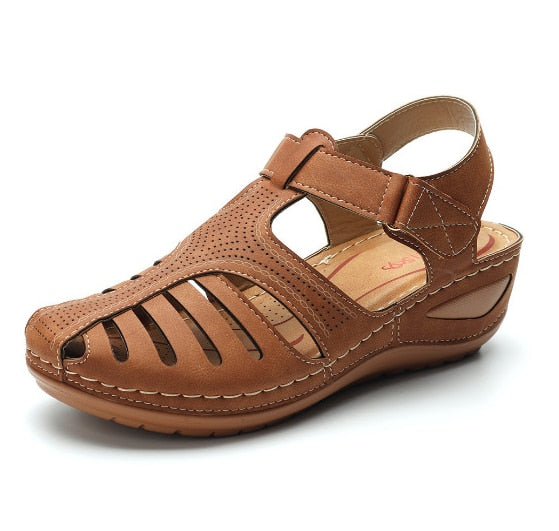 Lederen Retro Orthopedische Sandalen