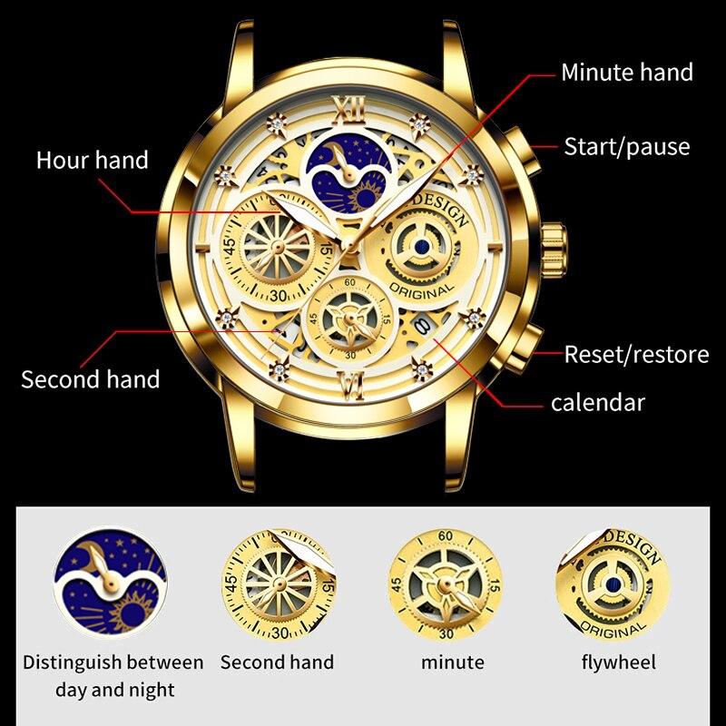 Herenhorloge Luxe Chronograaf