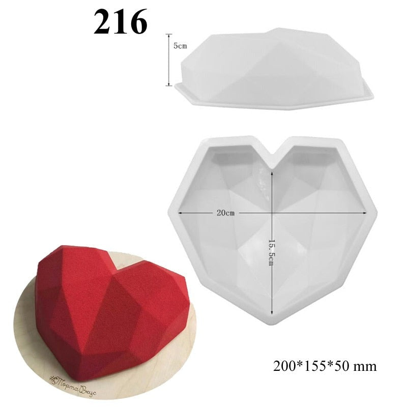 3D Silicone Dessert Vormen