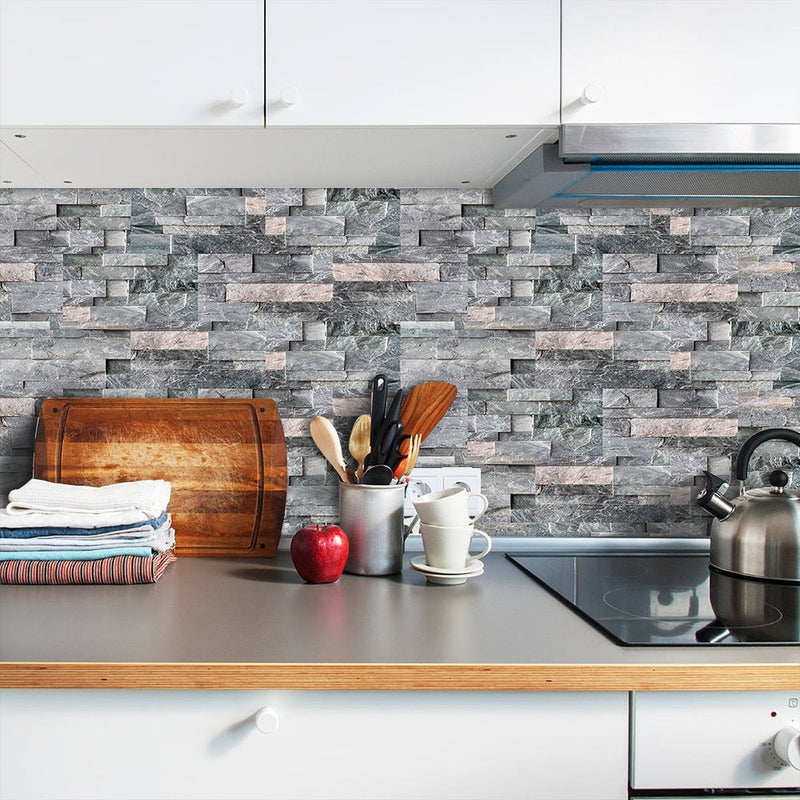 Waterproof 3D Tile Stickers (9 pieces) 