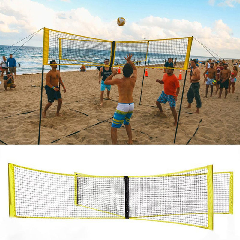 Vierzijdig Cross Volleybal Net
