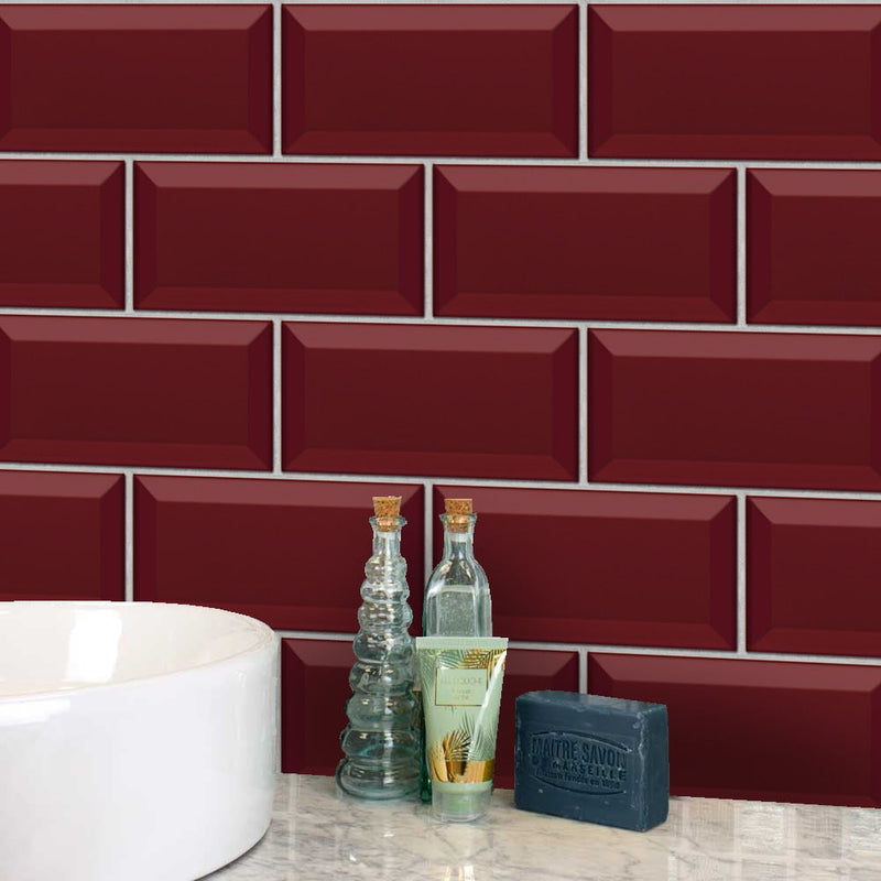 Waterproof 3D Tile Stickers (9 pieces) 