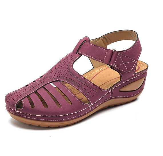 Lederen Retro Orthopedische Sandalen