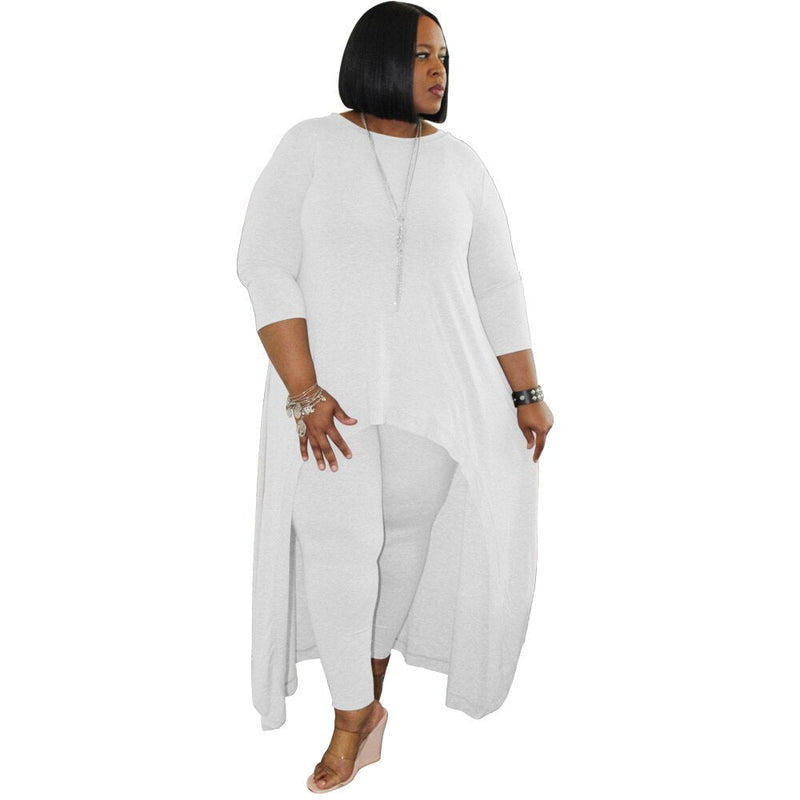 Plus Size Casual Streetwear Set