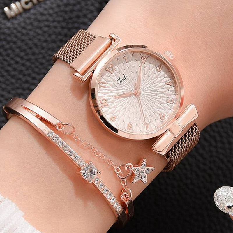 Horloge met magnetische band
