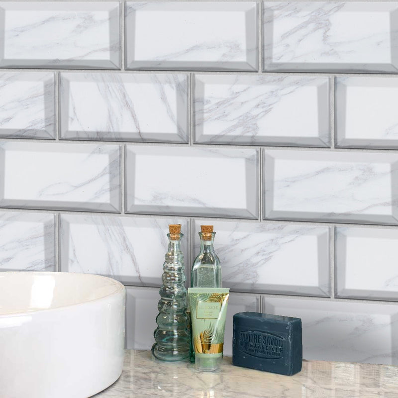 Waterproof 3D Tile Stickers (9 pieces) 