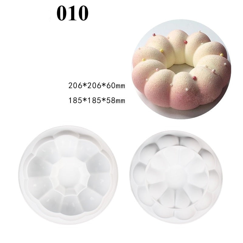 3D Silicone Dessert Vormen