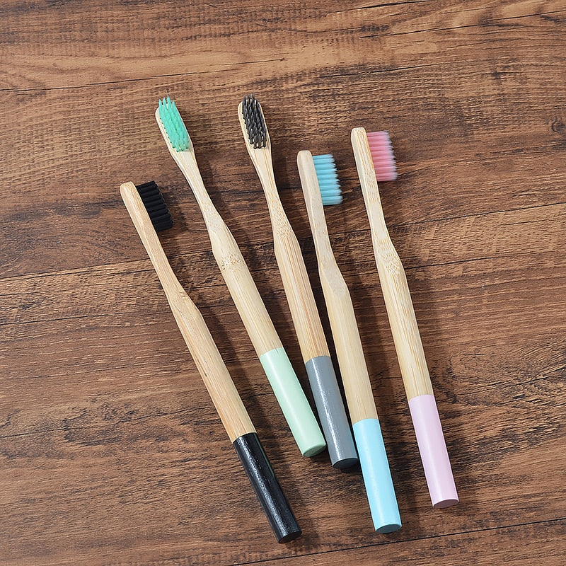 Eco-friendly Bamboo Toothbrush (5 pcs)