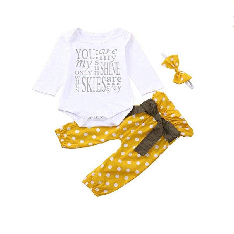 You Are My Sunshine Baby Romper Set