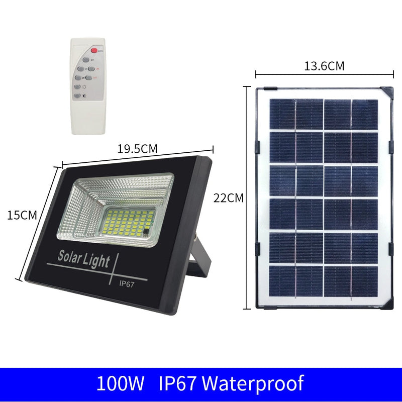 Waterproof Solar Flood Outdoor Light 