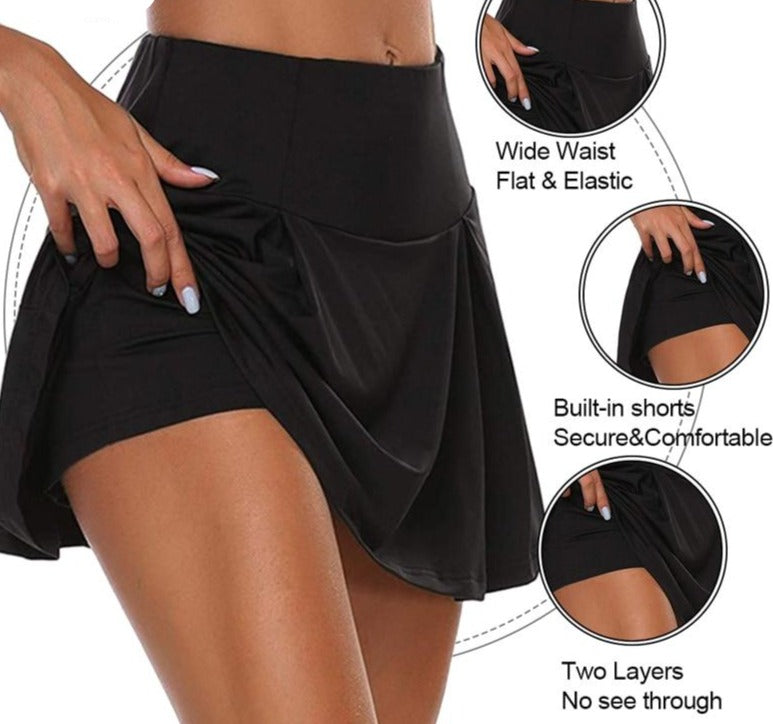 Workout Pleated Shorts