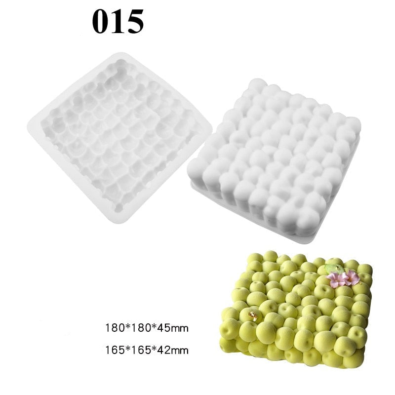 3D Silicone Dessert Vormen