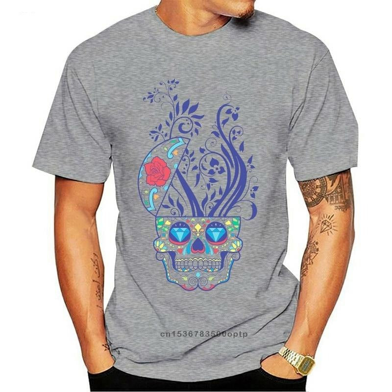 Skull Lust Rose Grafisch T-shirt