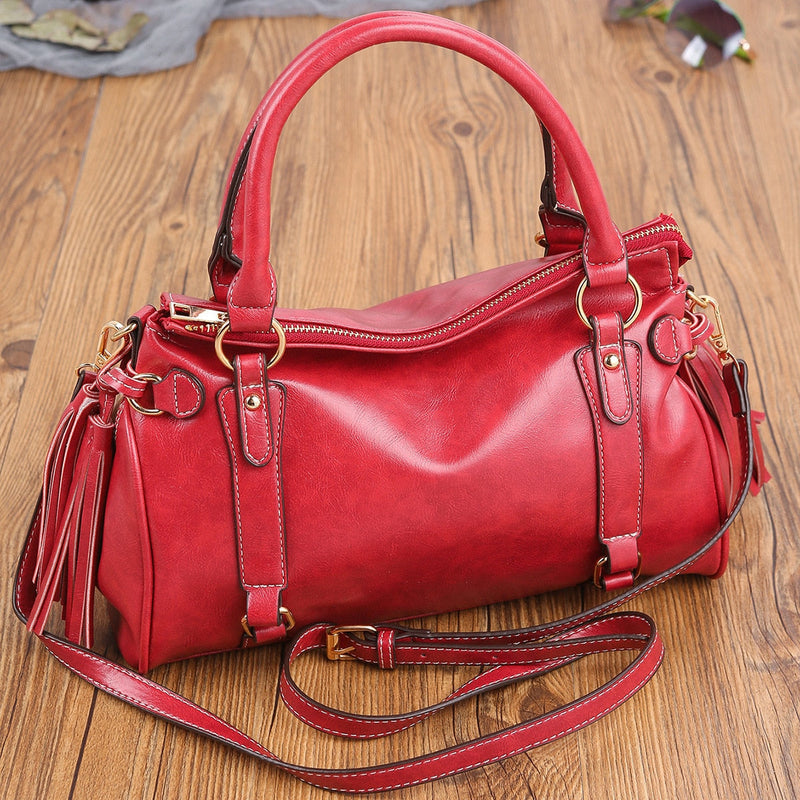 Soft leather women's bag