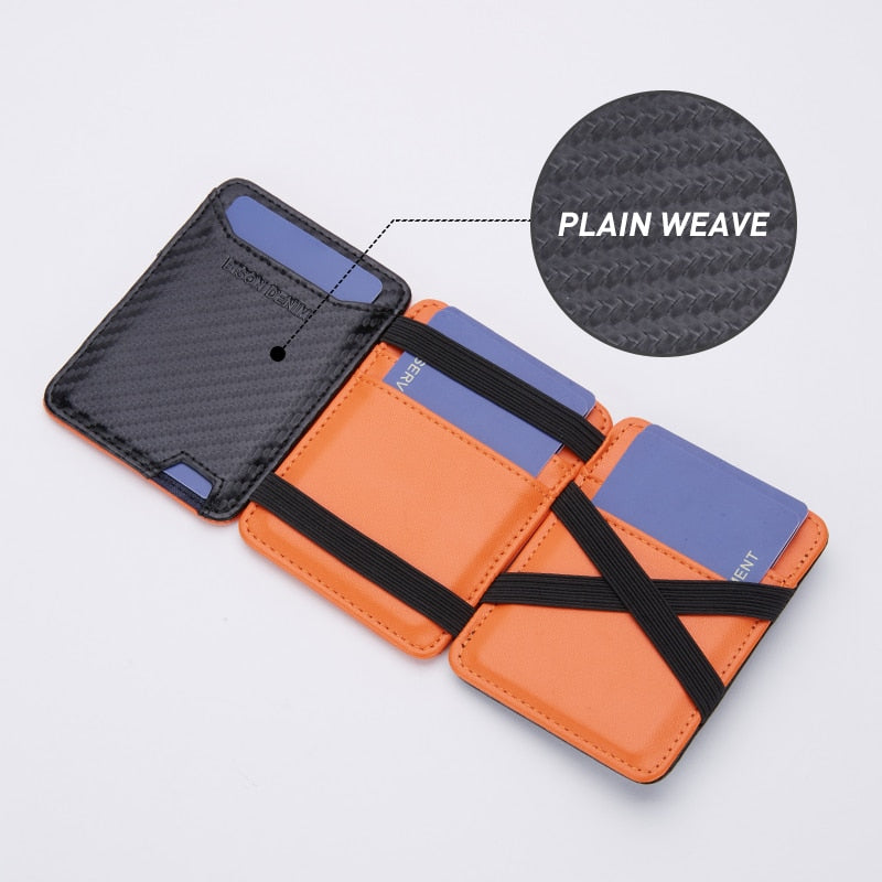 Trifold Leather RFID Blocking Men's Wallet 