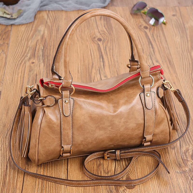 Soft leather women's bag