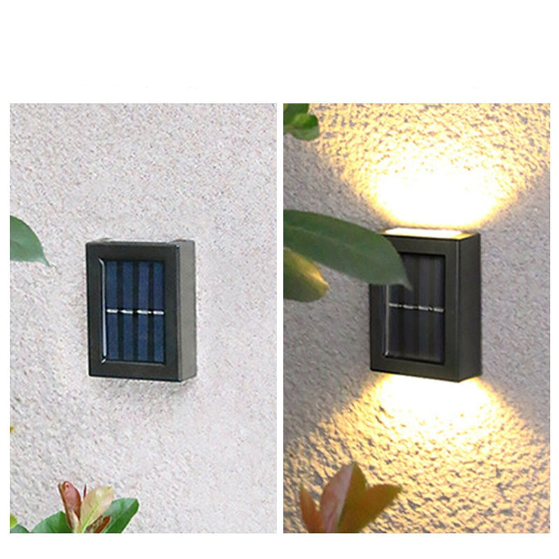 Solar Powered Outdoor Patio Wall Light