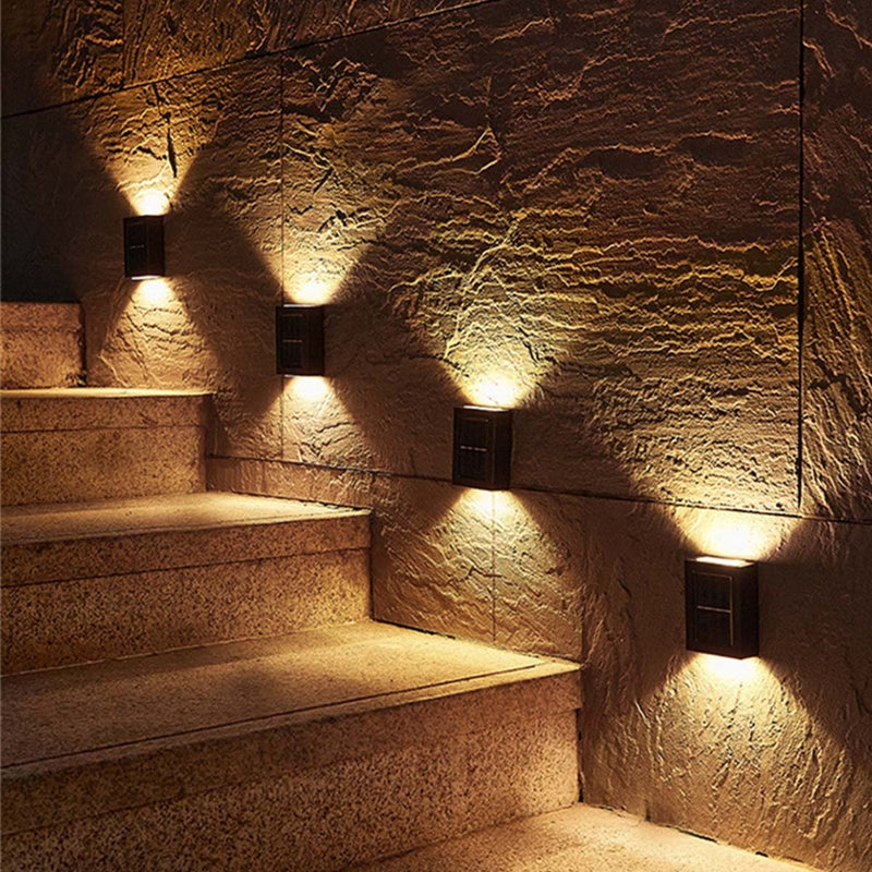 Solar Powered Outdoor Patio Wall Light