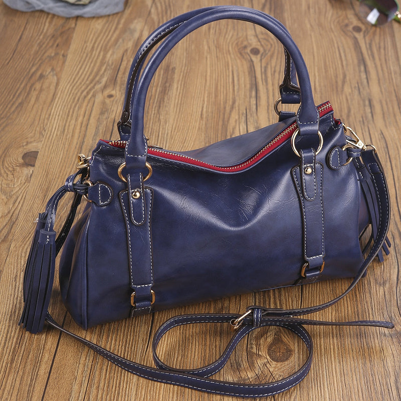 Soft leather women's bag