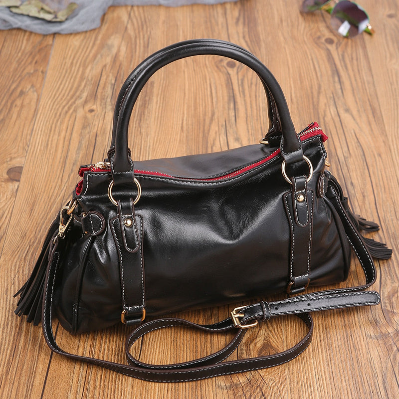 Soft leather women's bag