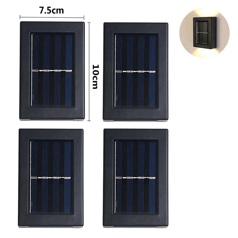 Solar Powered Outdoor Patio Wall Light