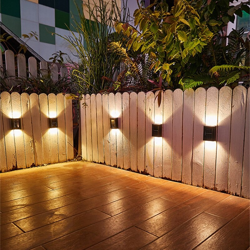 Solar Powered Outdoor Patio Wall Light